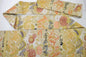 Vintage Silk Nagoya Obi Belt Chrysanthemum Drum 3.25m x 15 - 30cm