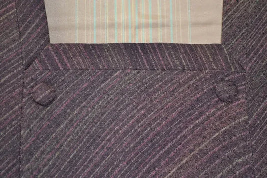 Vintage Silk Haori jacket Classic Purple Gradation
