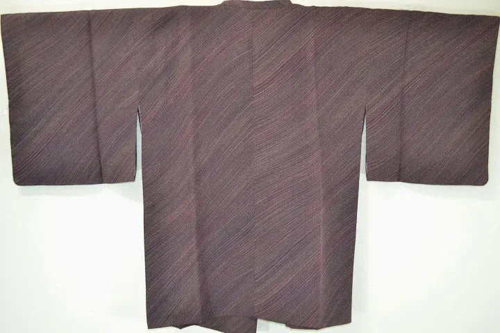 Vintage Silk Haori jacket Classic Purple Gradation