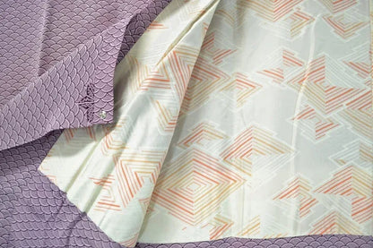 High Quality Japanese Silk Haori Jacket hand tie-dye Round Tsunami Clematis