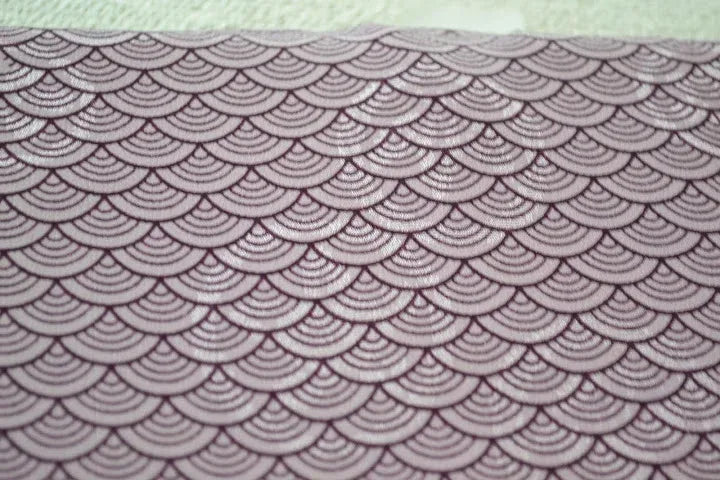 High Quality Japanese Silk Haori Jacket hand tie-dye Round Tsunami Clematis