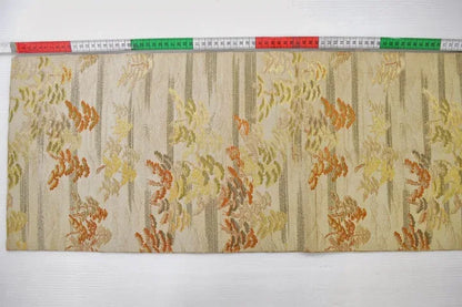 Vintage Silk Maru Obi Belt Dynamic Pine Tree Tsunami  3.8m x 31cm