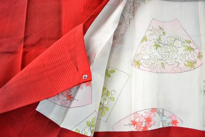 Vintage Silk Haori Jacket Dynamic Pine Tree Needle