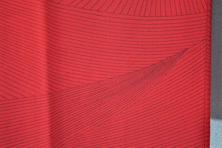 Vintage Silk Haori Jacket Dynamic Pine Tree Needle