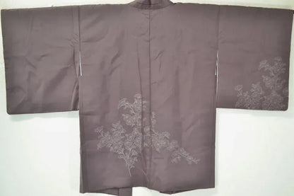High Quality Japanese Silk Haori Jacket Dynamic Chrysanthemum