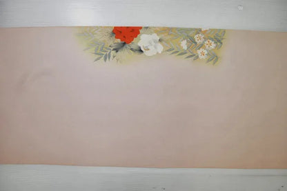 Un-used Silk Tsukesage Bolt Chrysanthemum Rose 11.5m x 37cm 