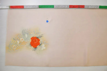 Un-used Silk Tsukesage Bolt Chrysanthemum Rose 11.5m x 37cm 