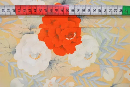 Un-used Silk Tsukesage Bolt Chrysanthemum Rose 11.5m x 37cm 