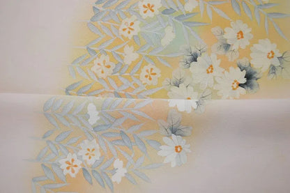 Un-used Silk Tsukesage Bolt Chrysanthemum Rose 11.5m x 37cm 