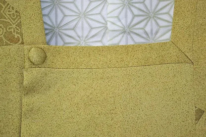 Hight Quality Japanese Silk Haori Jacket Mitsukoshi Geometric tree peony