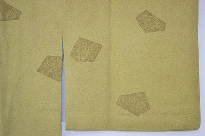 Hight Quality Japanese Silk Haori Jacket Mitsukoshi Geometric tree peony