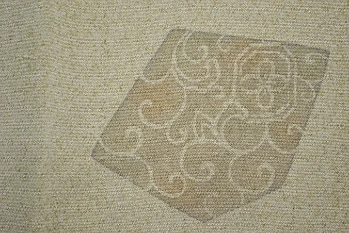 Hight Quality Japanese Silk Haori Jacket Mitsukoshi Geometric tree peony