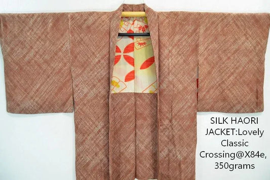 High Quality Japanese Silk Haori Jacket Classic Crossing