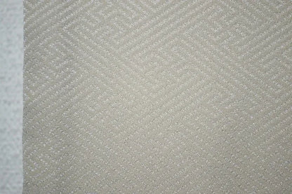 High Quality Japanese Silk Haori Jacket Subtle cream grey Classic Zigzag