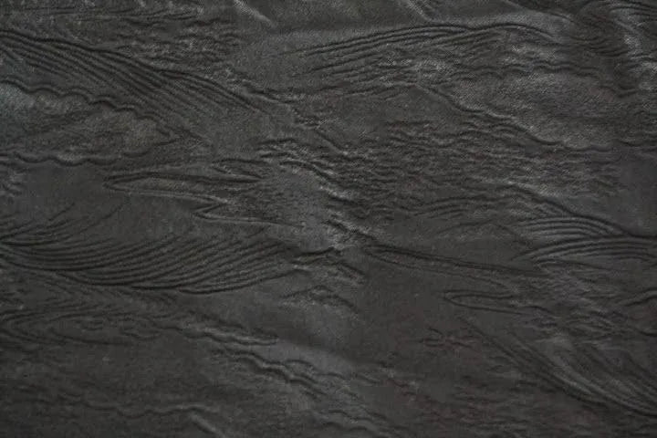 High Quality Japanese 100% Silk Haori Jacket Hand-Made Chrysanthemum Tsunami Black