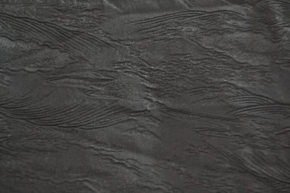 High Quality Japanese 100% Silk Haori Jacket Hand-Made Chrysanthemum Tsunami Black