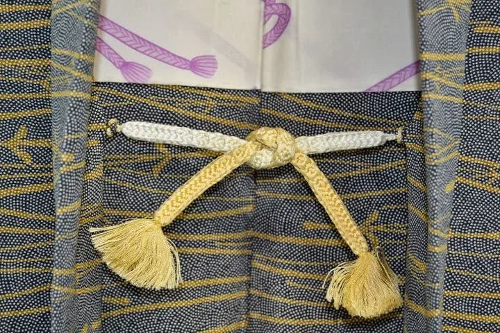 High Quality Japanese 100% Silk Haori Jacket Hand-Made  Pine Tree Needle