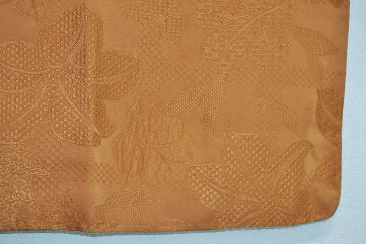 High Quality Japanese 100% Silk Haori Jacket Hand-Made Classic Lily Orange