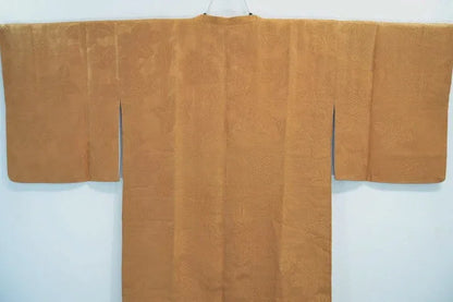High Quality Japanese 100% Silk Haori Jacket Hand-Made Classic Lily Orange