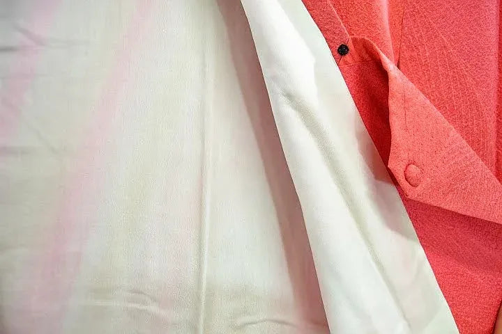 High Quality Japanese 100% Silk Haori Jacket Hand-Made Pink Gradation