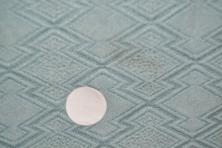 Vintage 100% Silk Haori Jacket Kimono Shibori Kikkyou Flower Pale Blue White @X25e