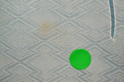 Vintage 100% Silk Haori Jacket Kimono Shibori Kikkyou Flower Pale Blue White @X25e