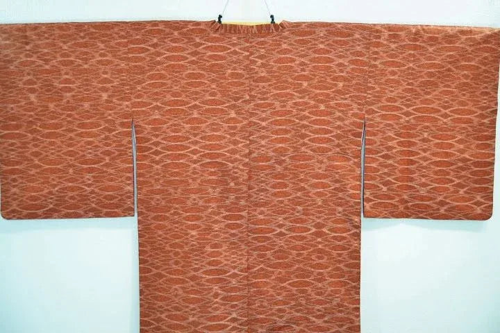 High Quality Japanese 100% Silk Haori Jacket Hand-Made Tsumugi Abstract