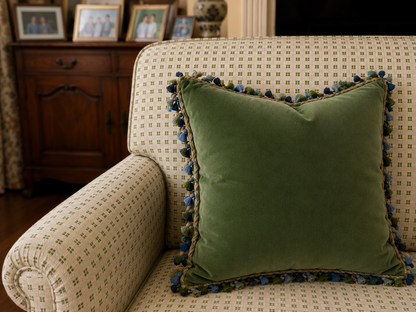 by yard Scalamandre Velvet Mohair Silk Juicy Sweet Greens MSRP USD819/y