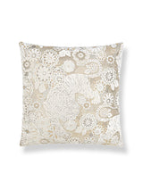 Scalamandre Siberian Tiger 22 X 22 - White Tawny Decorative Pillow
