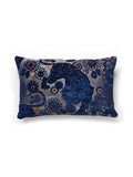 Scalamandre Siberian Tiger 14 X 22 - Sapphire Flame Decorative Pillow