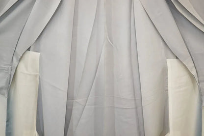 100% Silk Kimono Wedding TSUKESAGE Biwa Guitar Music Flower Geometric