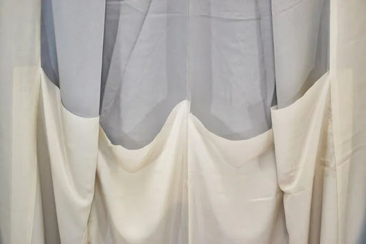 100% Silk Kimono Wedding TSUKESAGE Biwa Guitar Music Flower Geometric