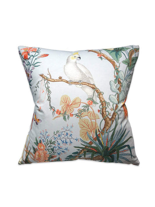 Scalamandre Cinque Terra 22 X 22 - Coral Sky Decorative Pillow