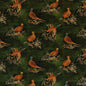 By Yard Lee Jofa Mulberry Home Game Show Emerald Green Velvet Duck Bird Waterfowl MSRP USD 458/Y
