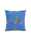 Scalamandre Zebras 20 X 20 - Azure Decorative Pillow