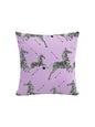 Scalamandre Zebras 20 X 20 - Lilac Decorative Pillow