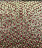 0.5yard Scalamandre Old World Weavers Manet Eucalyptus Green Red Velvet Viscose Small Scales Geometric MSRP USD570/y