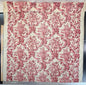 1.3 yards Scalamandre Tassinari & Chatel Lamballe Rose Red White Silk Warp Print  Floral Print Historical Circa 1778 MSRP USD 2022/yard