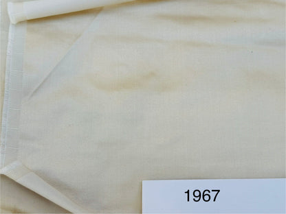 Royal Satin Vanilla Cream White Silk Cotton Heavy Satin Upholstery Rated Special Order