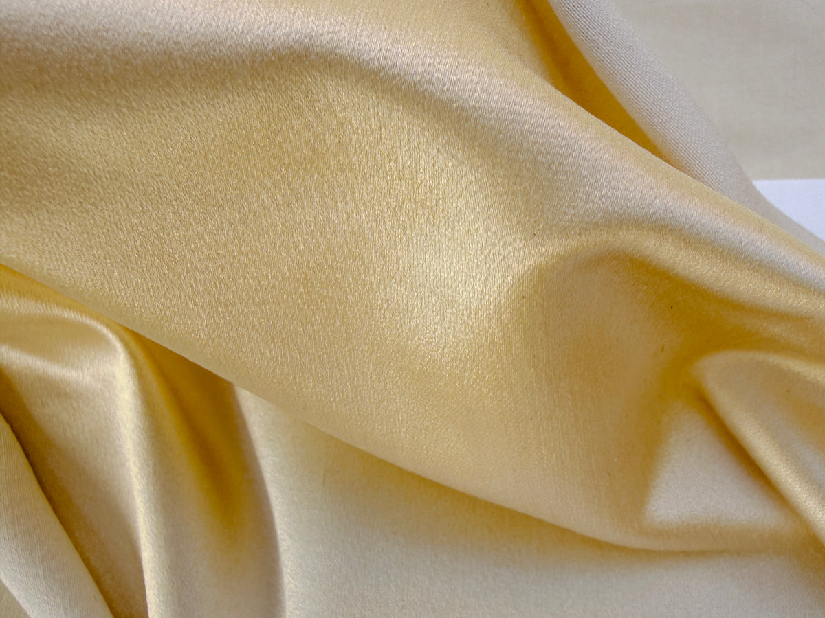 Royal Satin Vanilla Cream White Silk Cotton Heavy Satin Upholstery Rated Special Order