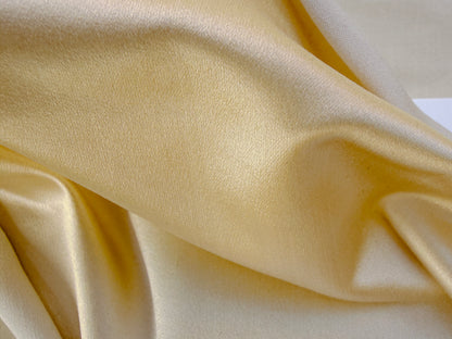 Royal Satin Vanilla Cream White Silk Cotton Heavy Satin Upholstery Rated Special Order