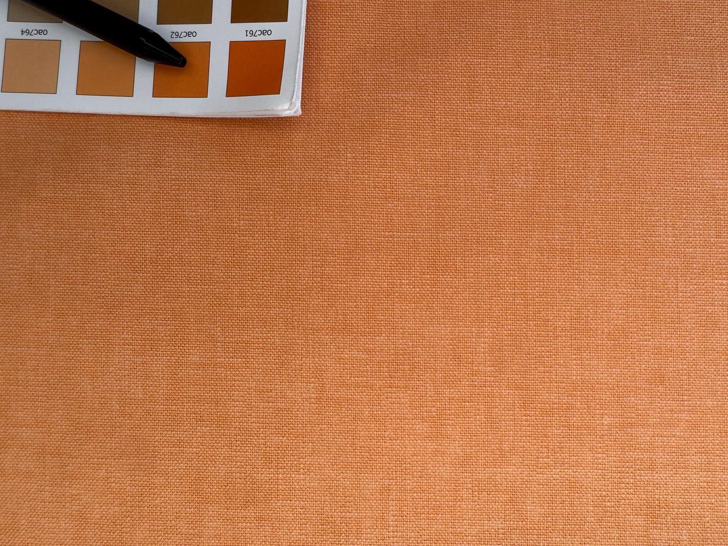 Scalamandre Alaska Arancio Chiaro 100% Cotton Solid Orange - By the yard