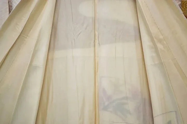 Silk Wedding TSUKESAGE Peony Chrysanthemum Maple Folding Fan Ripple