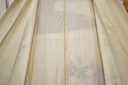 Silk Wedding TSUKESAGE Peony Chrysanthemum Maple Folding Fan Ripple