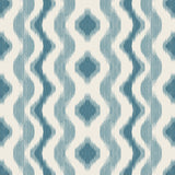Special Order Kravet Gaston Y Daniela Cala Ferrera Azul Blue Linen White Ikat Southwestern Stripe MSRP USD284/y
