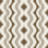 Special Order Kravet Gaston Y Daniela Cala Ferrera Topo Brown White Linen Ikat Southwestern Stripe MSRP USD284/y