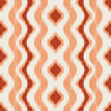 Special Order Kravet Gaston Y Daniela Cala Ferrera Teja Orange White Linen Ikat Southwestern Stripe MSRP USD284/y