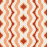 Special Order Kravet Gaston Y Daniela Cala Ferrera Teja Orange White Linen Ikat Southwestern Stripe MSRP USD284/y
