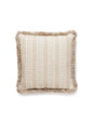 Grey Watkins Lark Stripe 18 X 18 - Sand Dollar Decorative Pillow