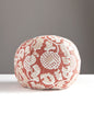 Grey Watkins Maiden Floral 12 DIA - Terracotta Decorative Pillow